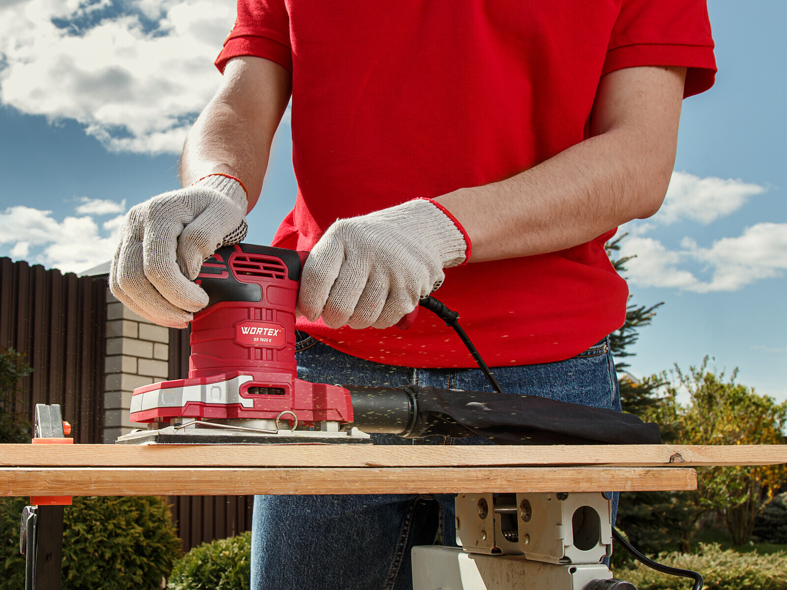 Шлифмашина плоская (виброшлифмашина) WORTEX SS 1920 E (1334425) - Фото 14