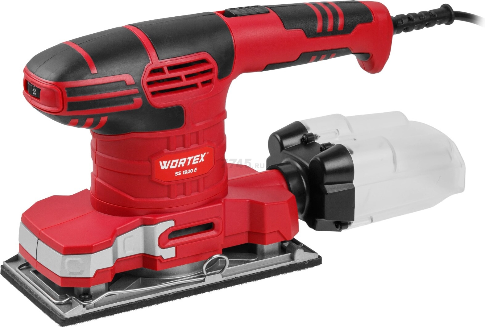 Шлифмашина плоская (виброшлифмашина) WORTEX SS 1920 E (1334425) - Фото 6