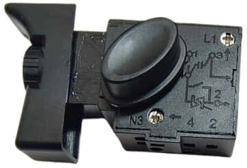 Выключатель для шлифмашины эксцентриковой WORTEX RS1245-1E (S1-GW-125-37)