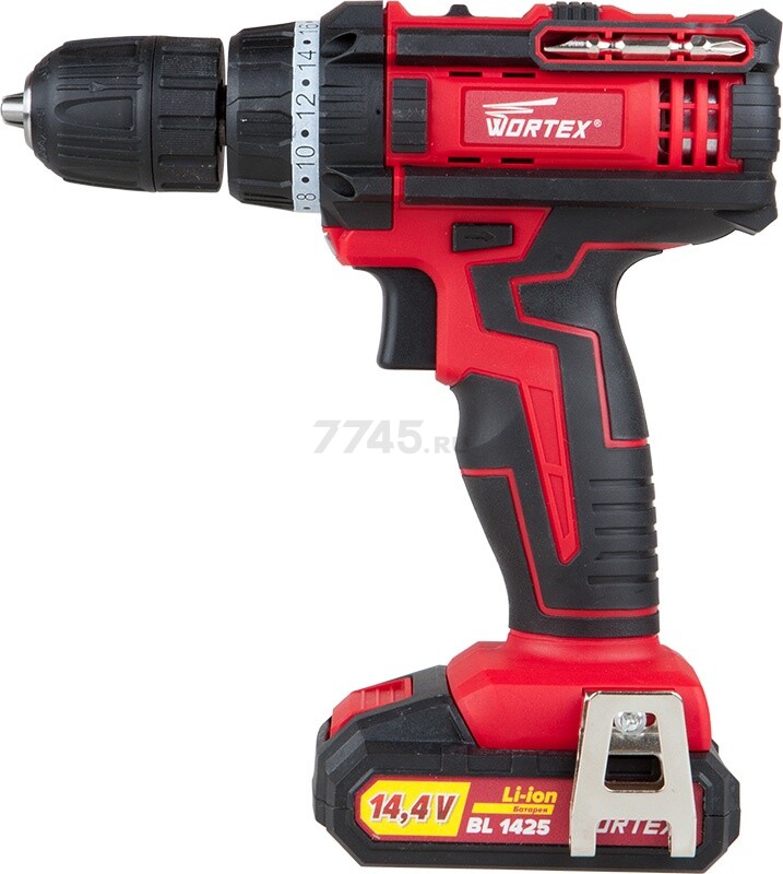 Дрель-шуруповерт аккумуляторная WORTEX BD 1425 DLI (BD1425DLI1606) - Фото 6