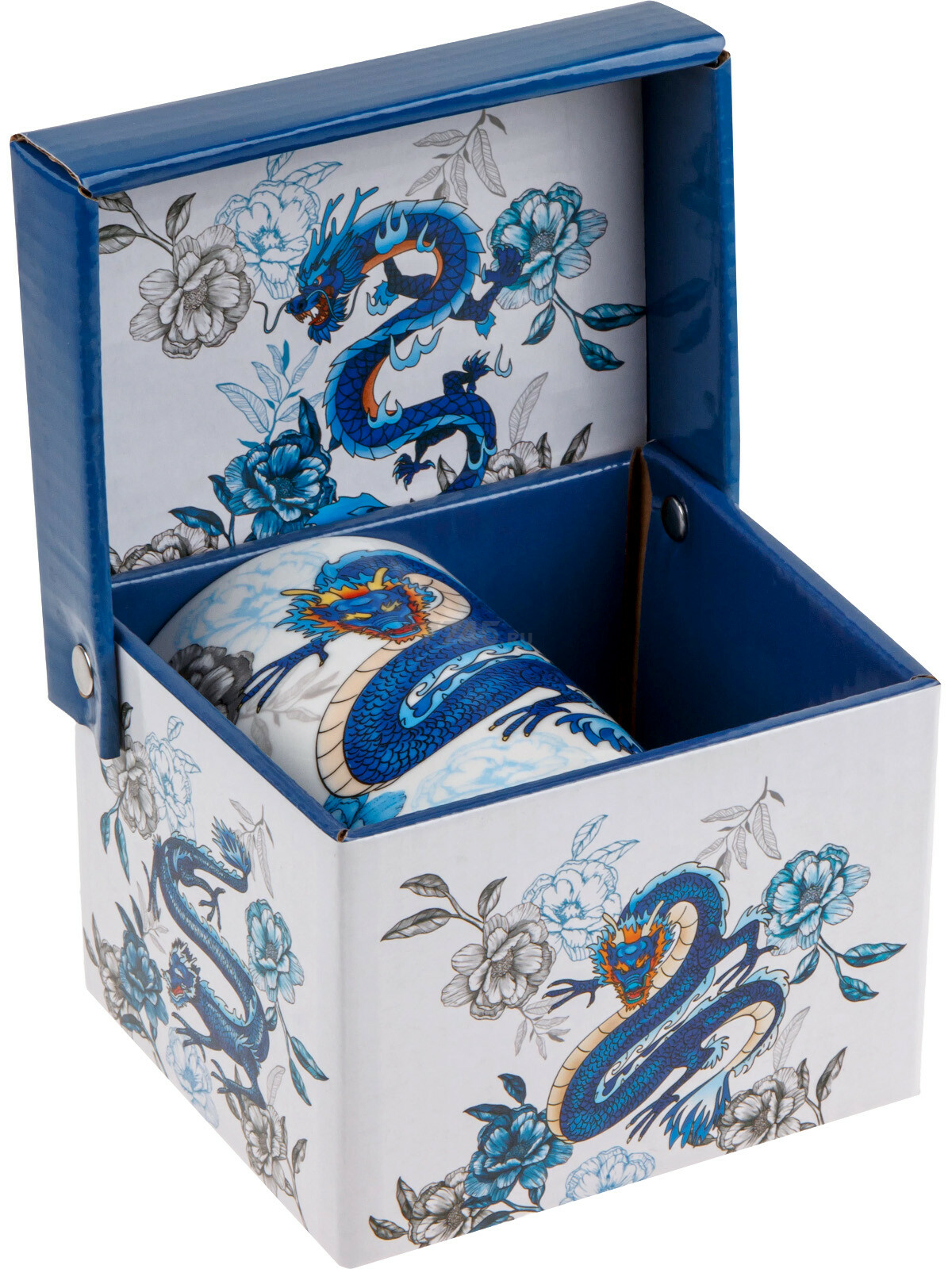Кружка керамическая PERFECTO LINEA Blue Dragon-2 360 мл (30-063202) - Фото 2