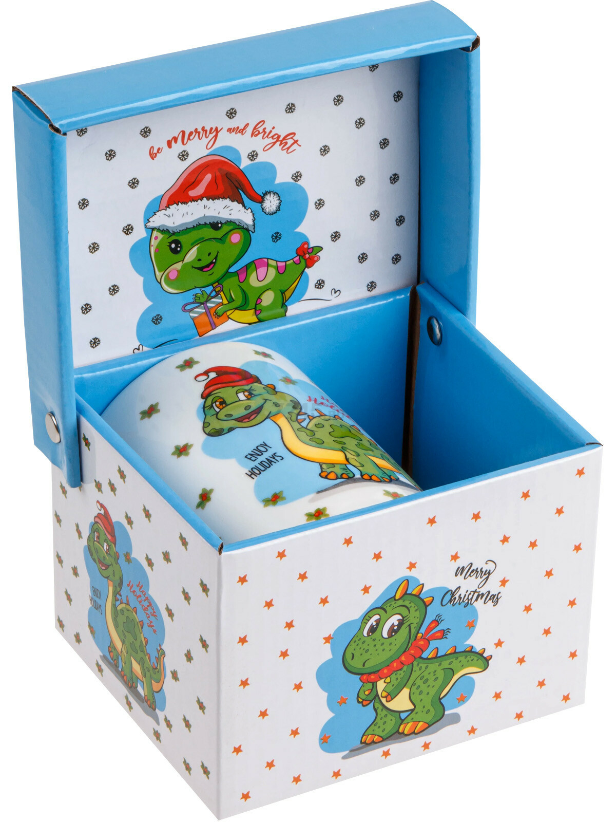 Кружка керамическая PERFECTO LINEA Christmas Dragon-1 360 мл (30-063301) - Фото 2