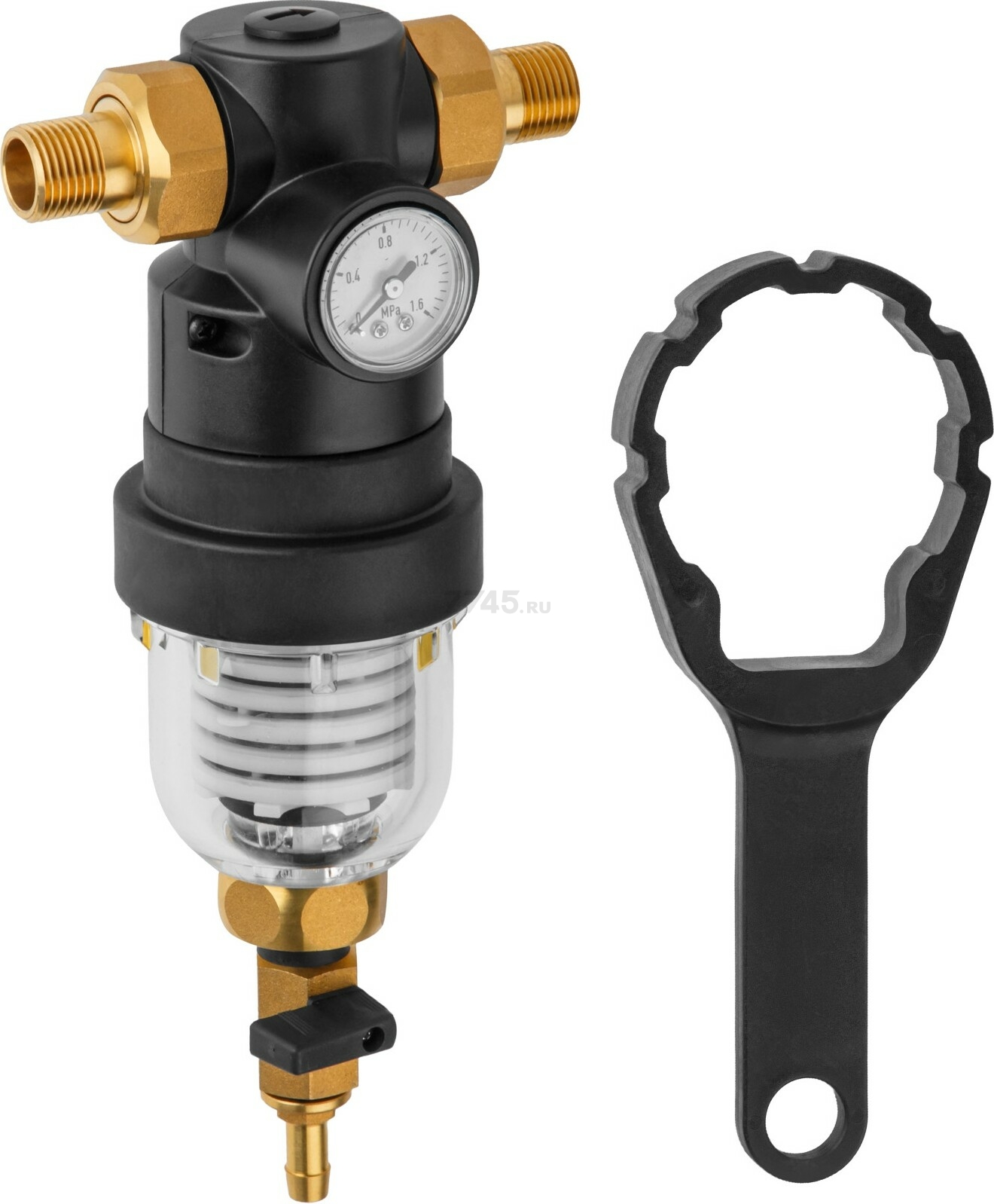 Фильтр магистральный самопромывной AV Engineering 1/2" 100 мкм (AVE115701KG) - Фото 6