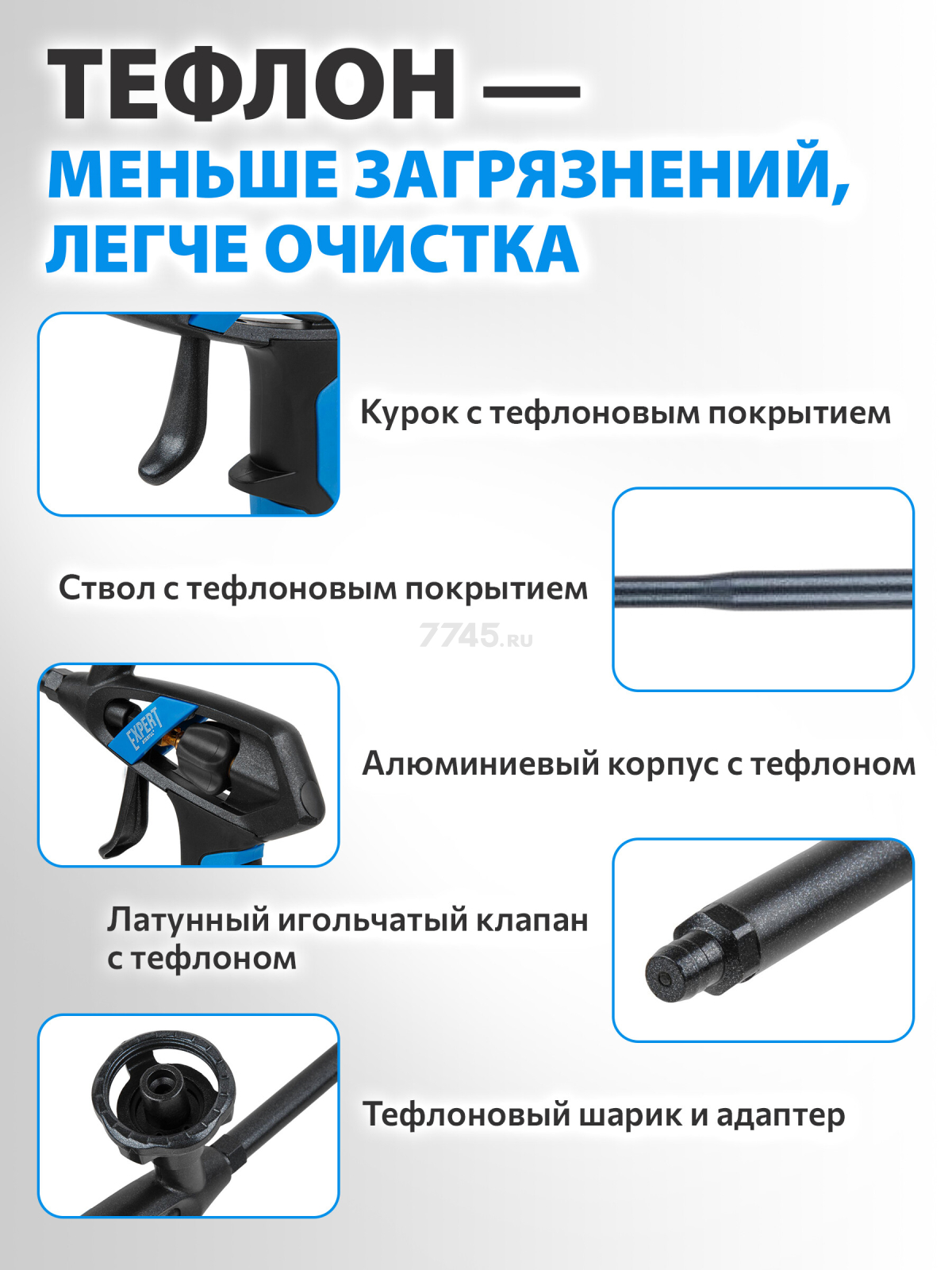 Пистолет для монтажной пены STARTUL Expert (SE4059) - Фото 3