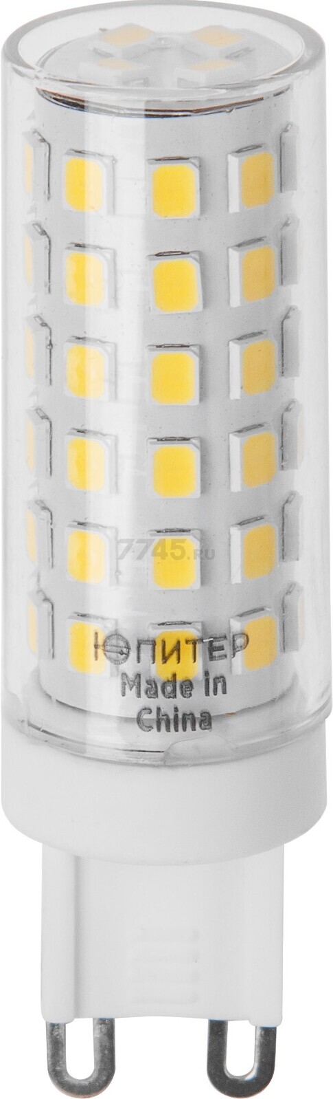 Лампа светодиодная G9 ЮПИТЕР Люкс JCD 9 Вт 4000К (JP5101-45)