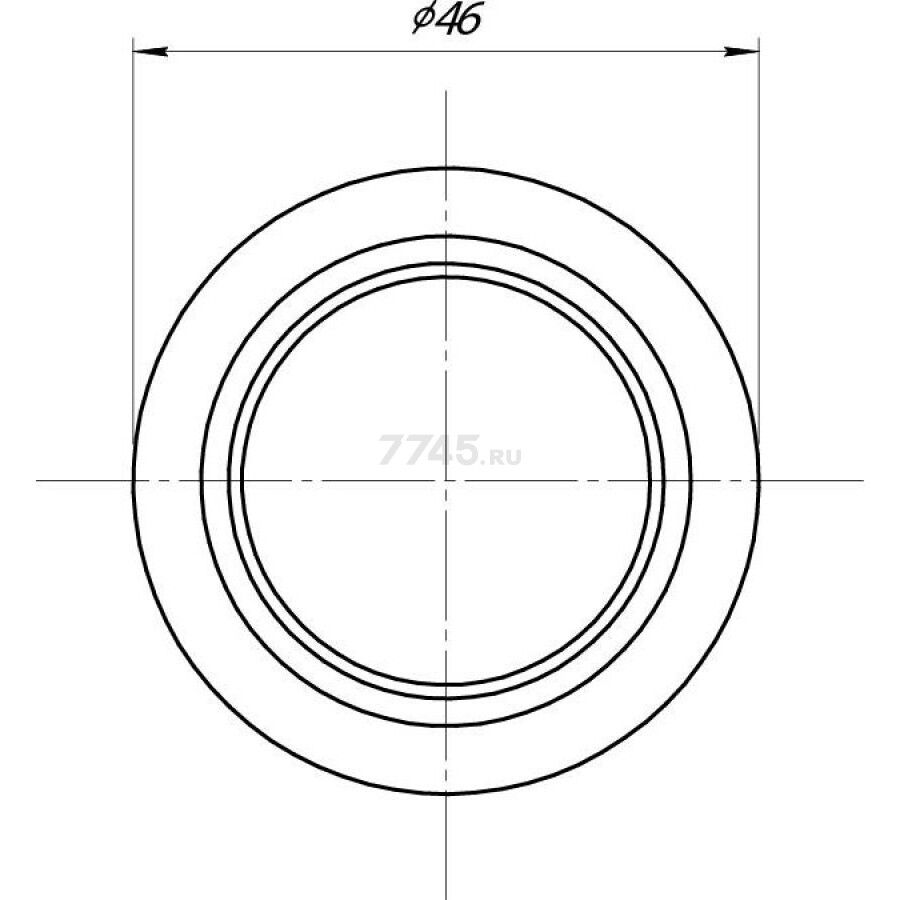 Манжета переходная 40x32 серая AV ENGINEERING (AVEMC3240) - Фото 4