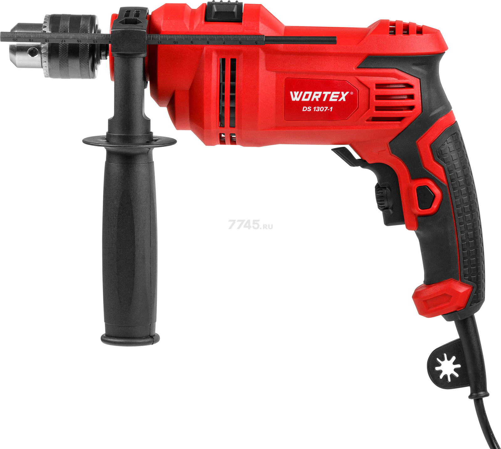 Дрель ударная WORTEX DS 1307-1 (1325477) - Фото 2