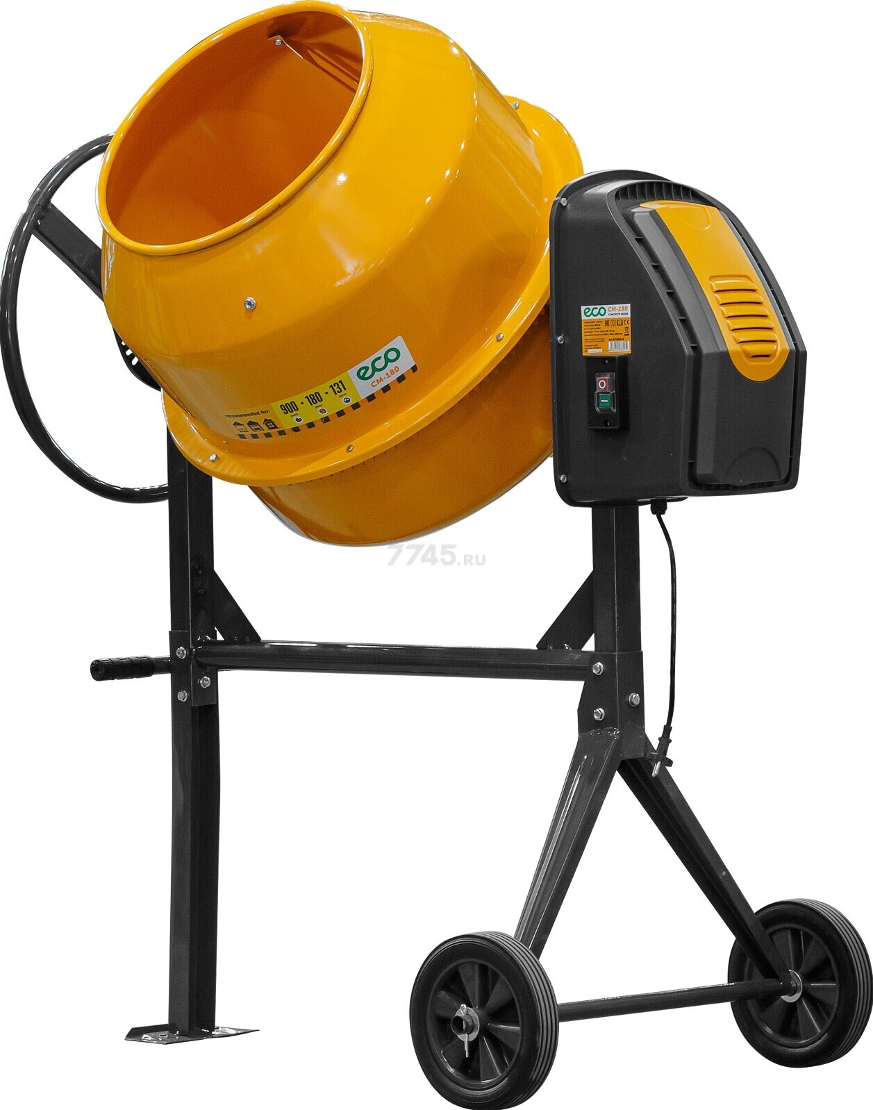 Бетономешалка ECO CM-180 (EC3410-6) - Фото 10