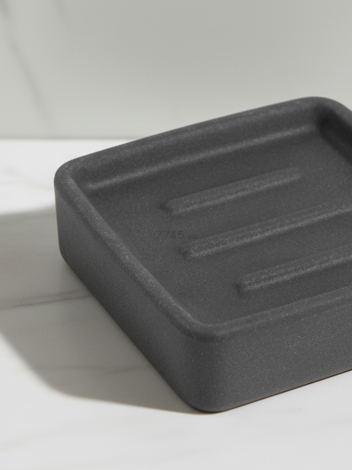 Мыльница PERFECTO LINEA Seashell Paradise серая (35-889003) - Фото 2