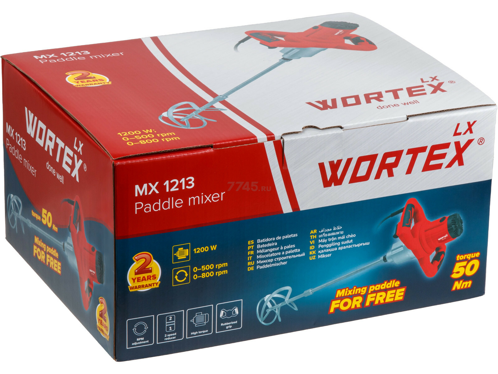 Миксер строительный WORTEX LX MX 1213 (1330427) - Фото 10