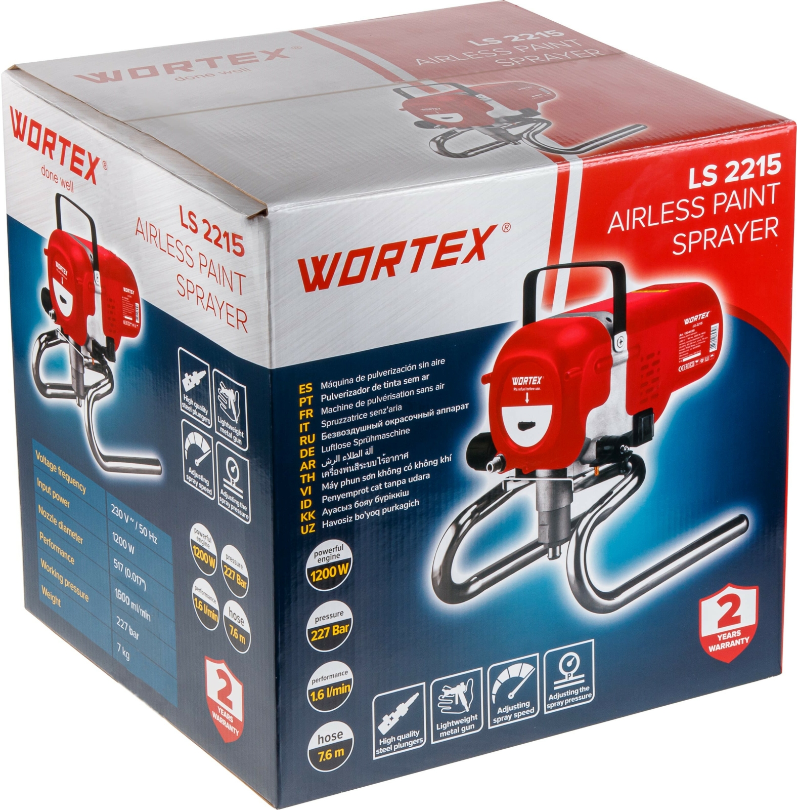 Аппарат окрасочный безвоздушный WORTEX LS 2215 (1304439) - Фото 10