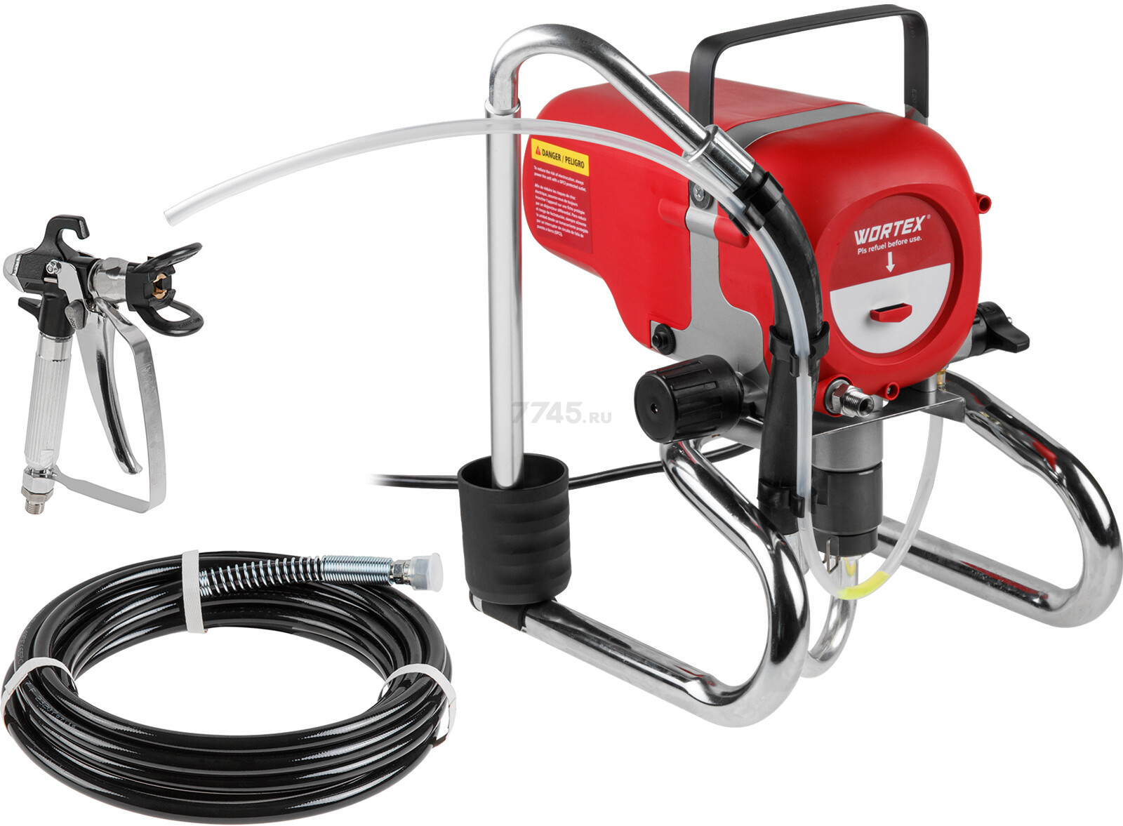 Аппарат окрасочный безвоздушный WORTEX LS 2215 (1304439) - Фото 9