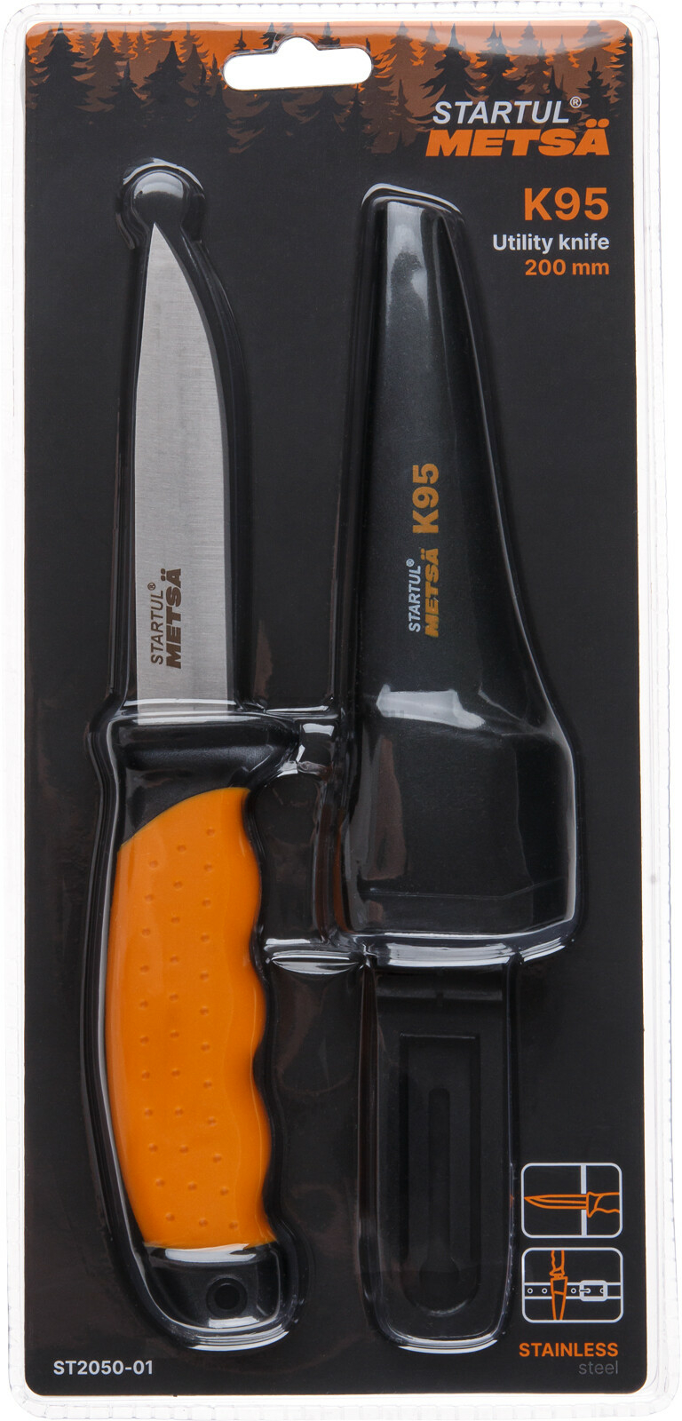 Нож строительный K95 STARTUL Metsa (ST2050-01) - Фото 3