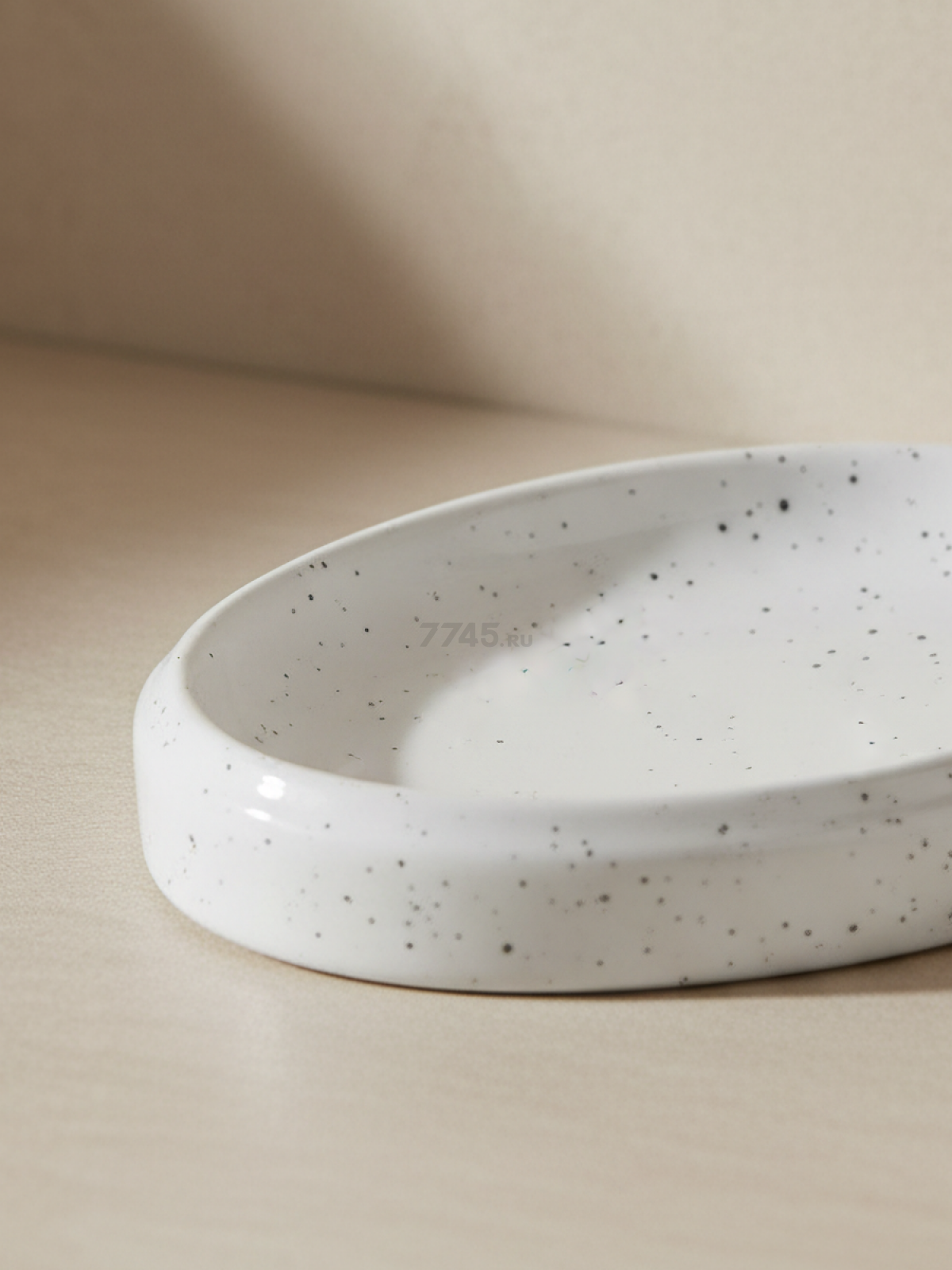 Мыльница PERFECTO LINEA Oceanic Sands белая (35-175003) - Фото 2