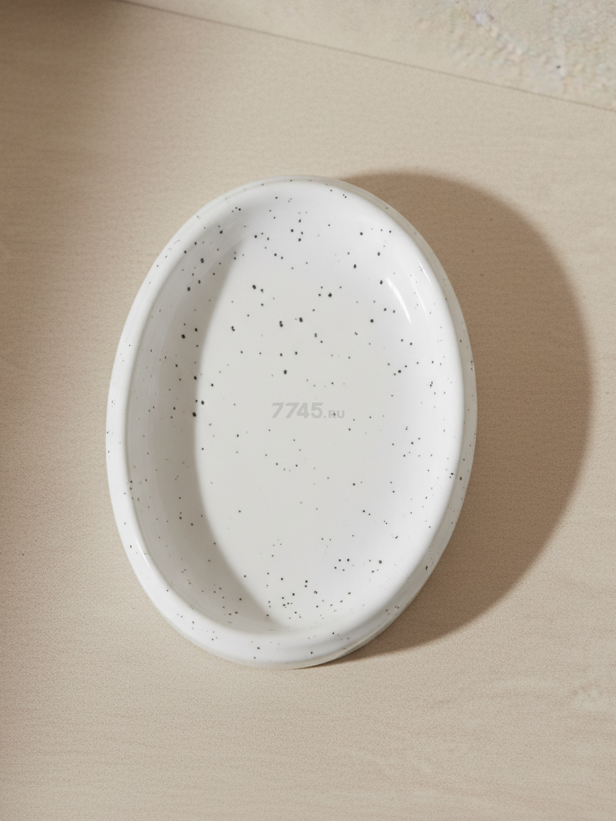 Мыльница PERFECTO LINEA Oceanic Sands белая (35-175003) - Фото 3