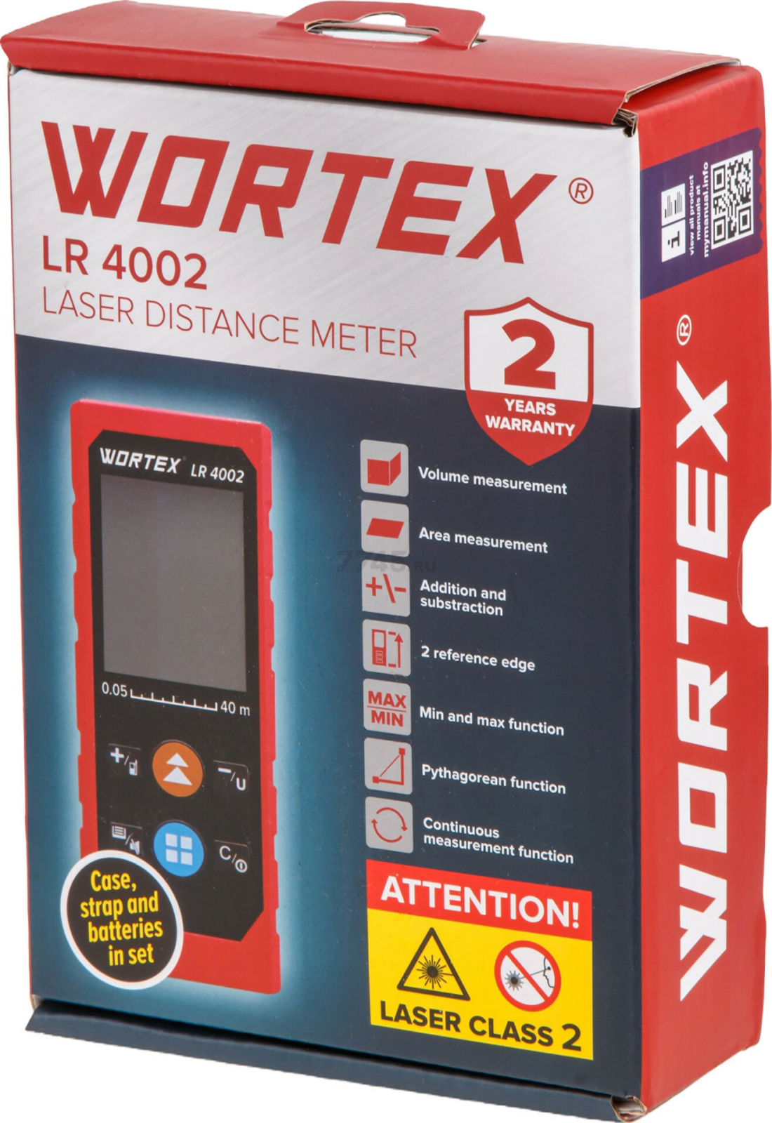 Дальномер лазерный WORTEX LR 4002 (1329388) - Фото 11