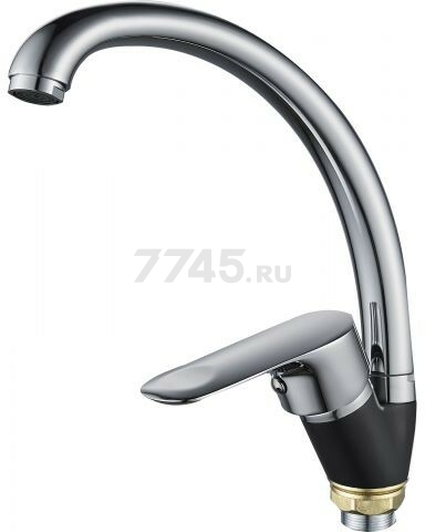 Смеситель для кухни ECONOCE серия 280 черный (EC0283BL) - Фото 6