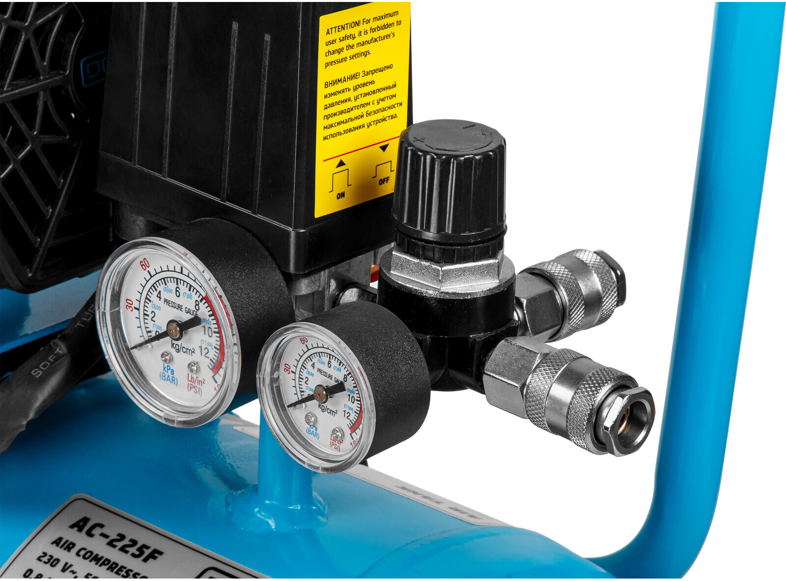 Компрессор безмасляный DGM AC-225F (DG2720-4) - Фото 10