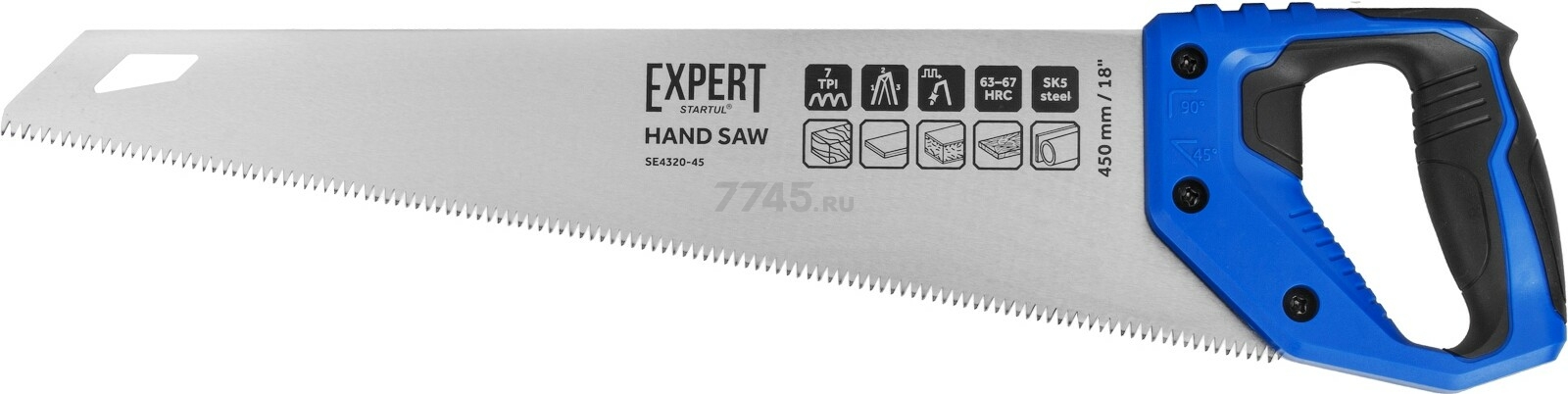 Ножовка по дереву 450 мм STARTUL Expert (SE4320-45)