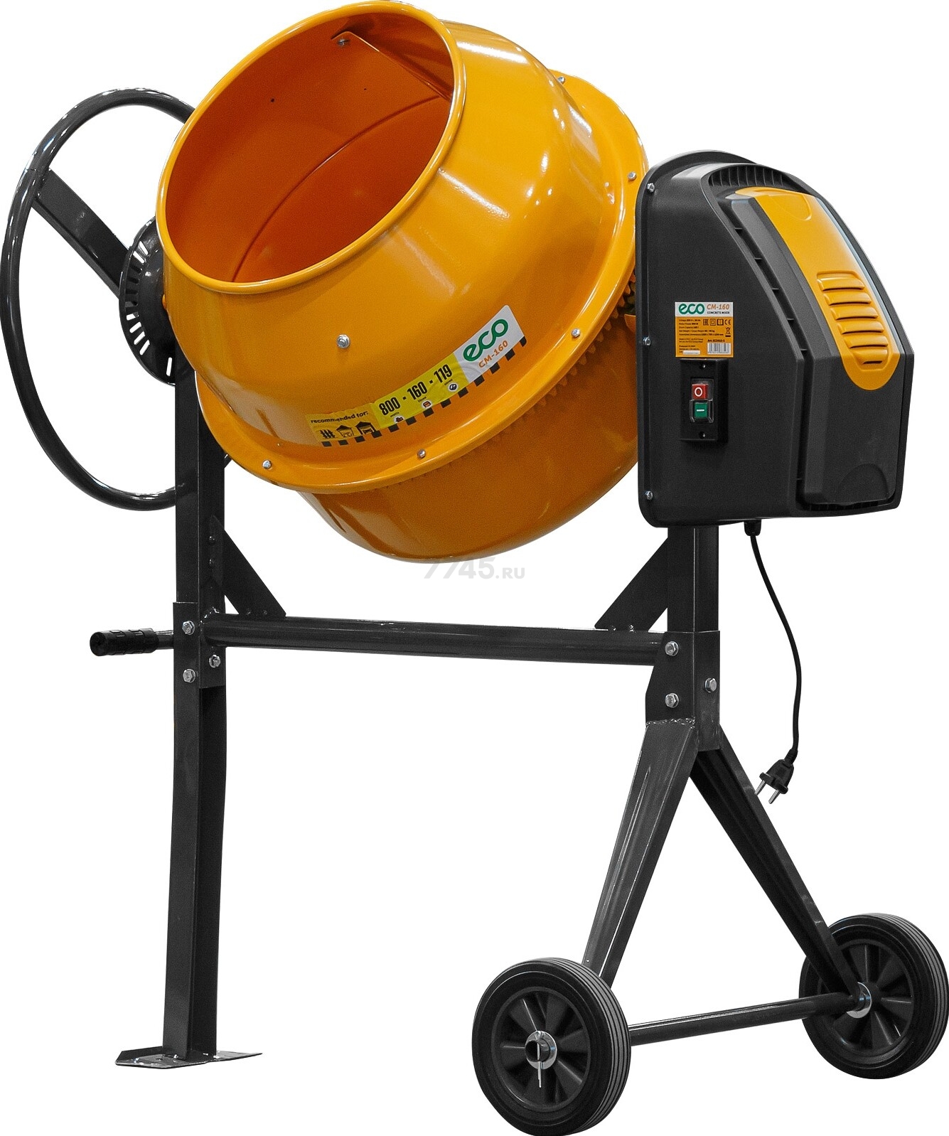 Бетономешалка ECO CM-160 (EC3410-5) - Фото 10