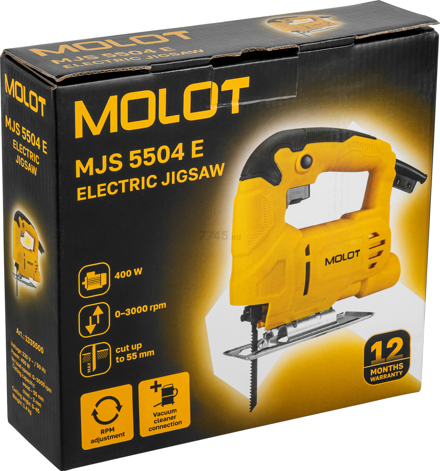 Электролобзик MOLOT MJS 5504 E (1335500) - Фото 9