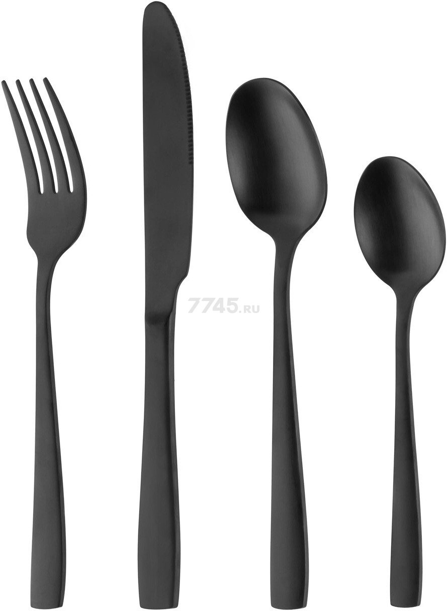 Набор столовых приборов 24 предмета PERFECTO LINEA Majestic (21-250130BLM) - Фото 7