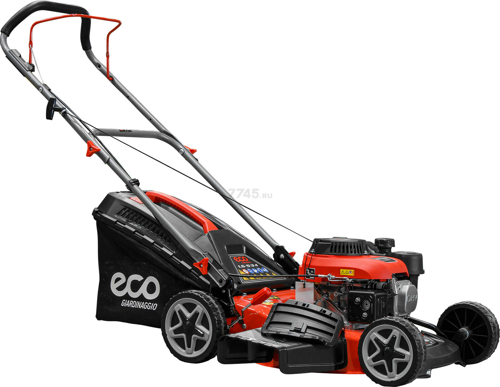 Газонокосилка бензиновая ECO LG-534 (EC3410-1) - Фото 6