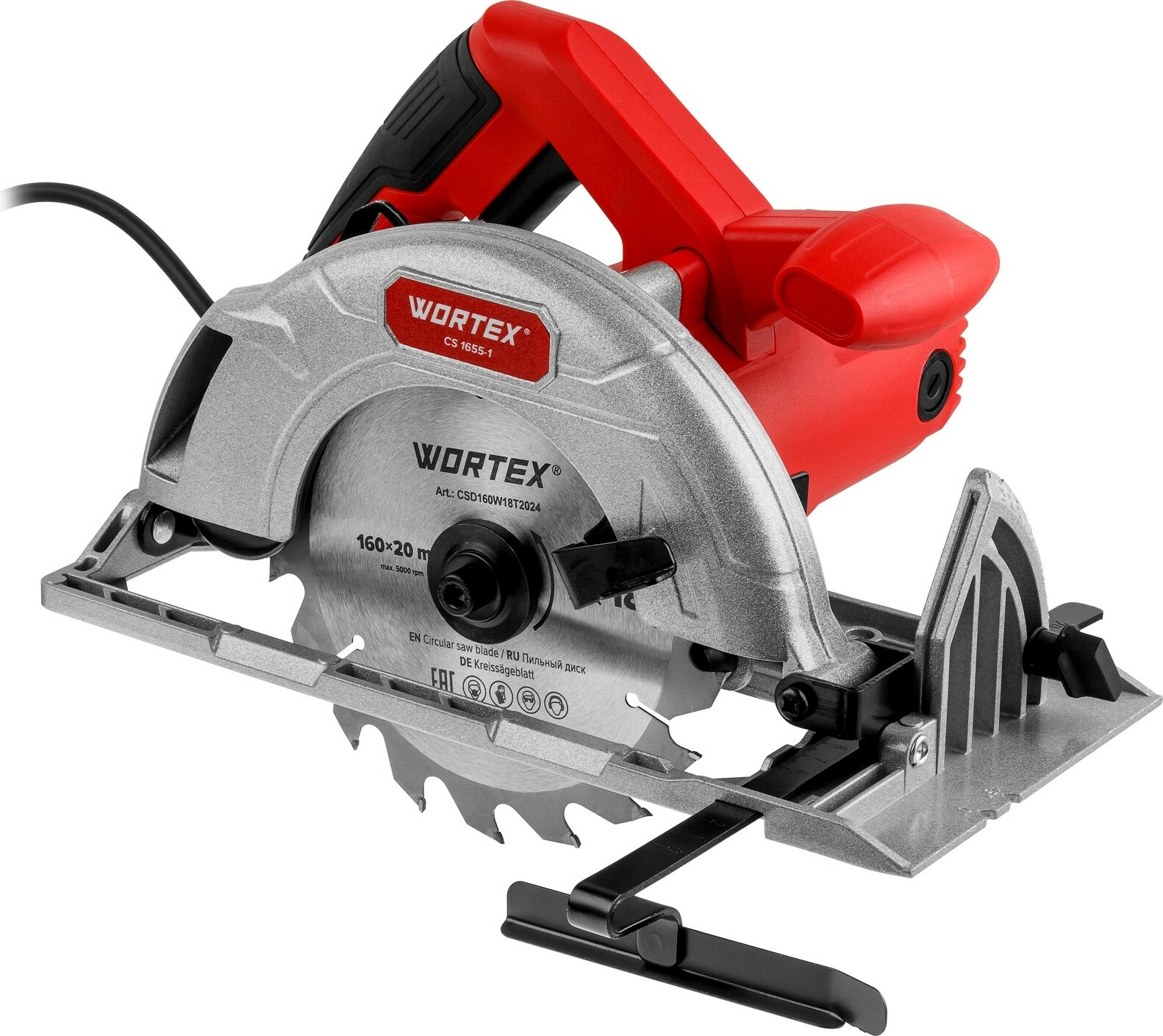 Пила циркулярная WORTEX CS 1655-1 (1333551)