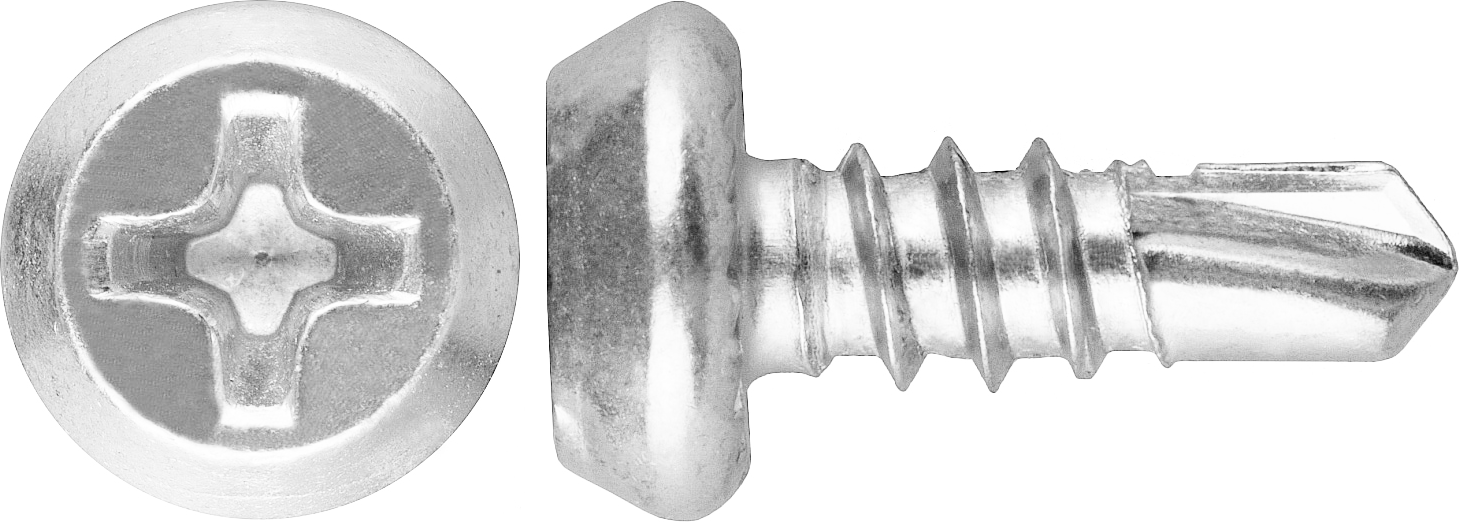 Саморез для листового металла 3,8х11 мм цинк со сверлом STARFIX 200 штук (SMP1-56541-200) - Фото 2