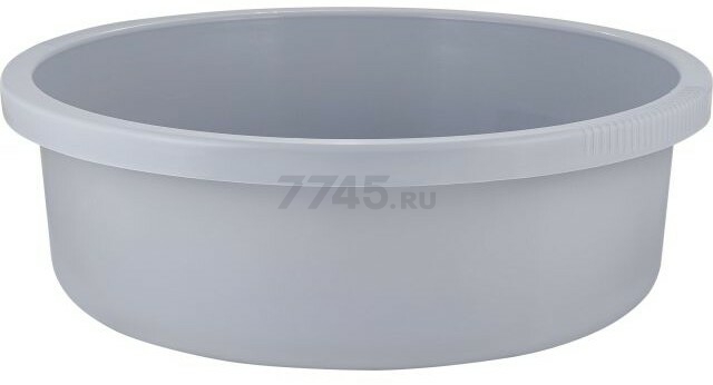 Таз хозяйственный SPIN&CLEAN Rock'n'Roll 18 л серый шторм (PT116720025)