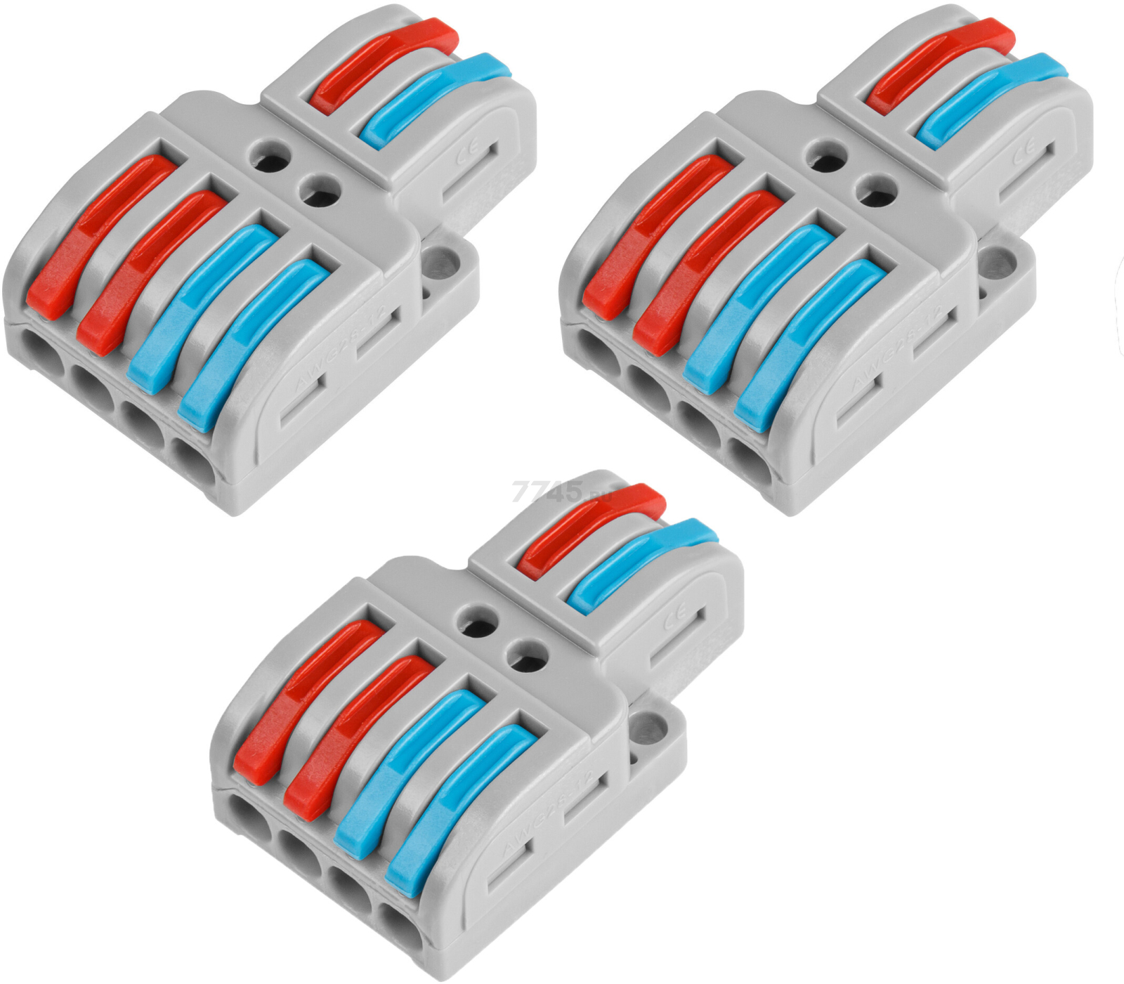Клемма разветвительная ЮПИТЕР СК-324 2.5 мм2 3 штуки (JPZ1-7201-09-3)