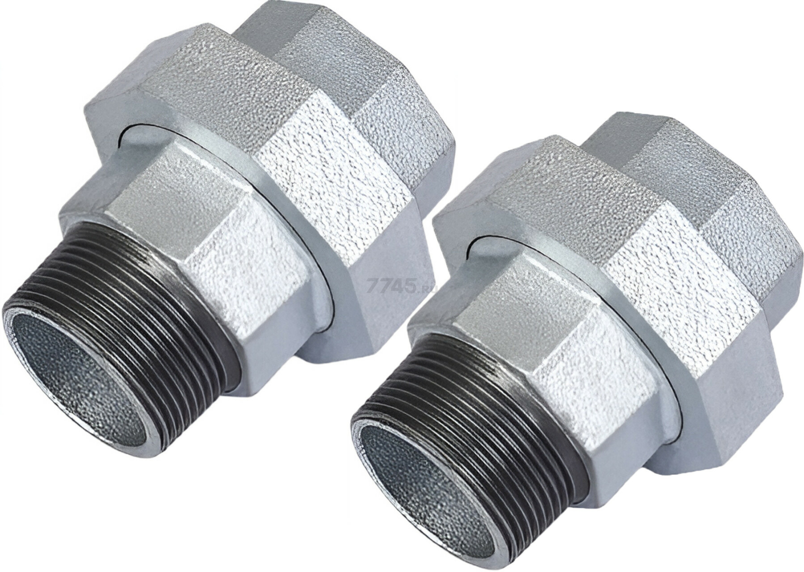 Американка чугунная под конус с внутренней-наружной резьбой 3/4" оцинкованная AV ENGINEERING 2 штуки (AVEC550000034)