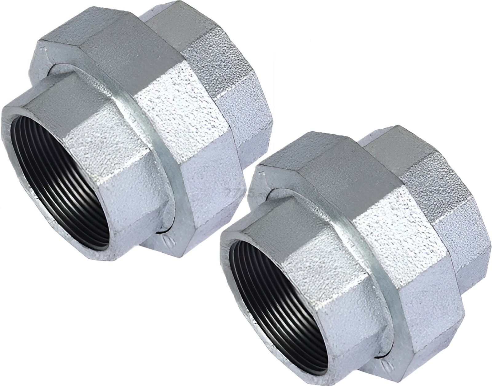 Американка чугунная с внутренней резьбой 1/2" оцинкованная AV ENGINEERING 2 штуки (AVEC520000012)
