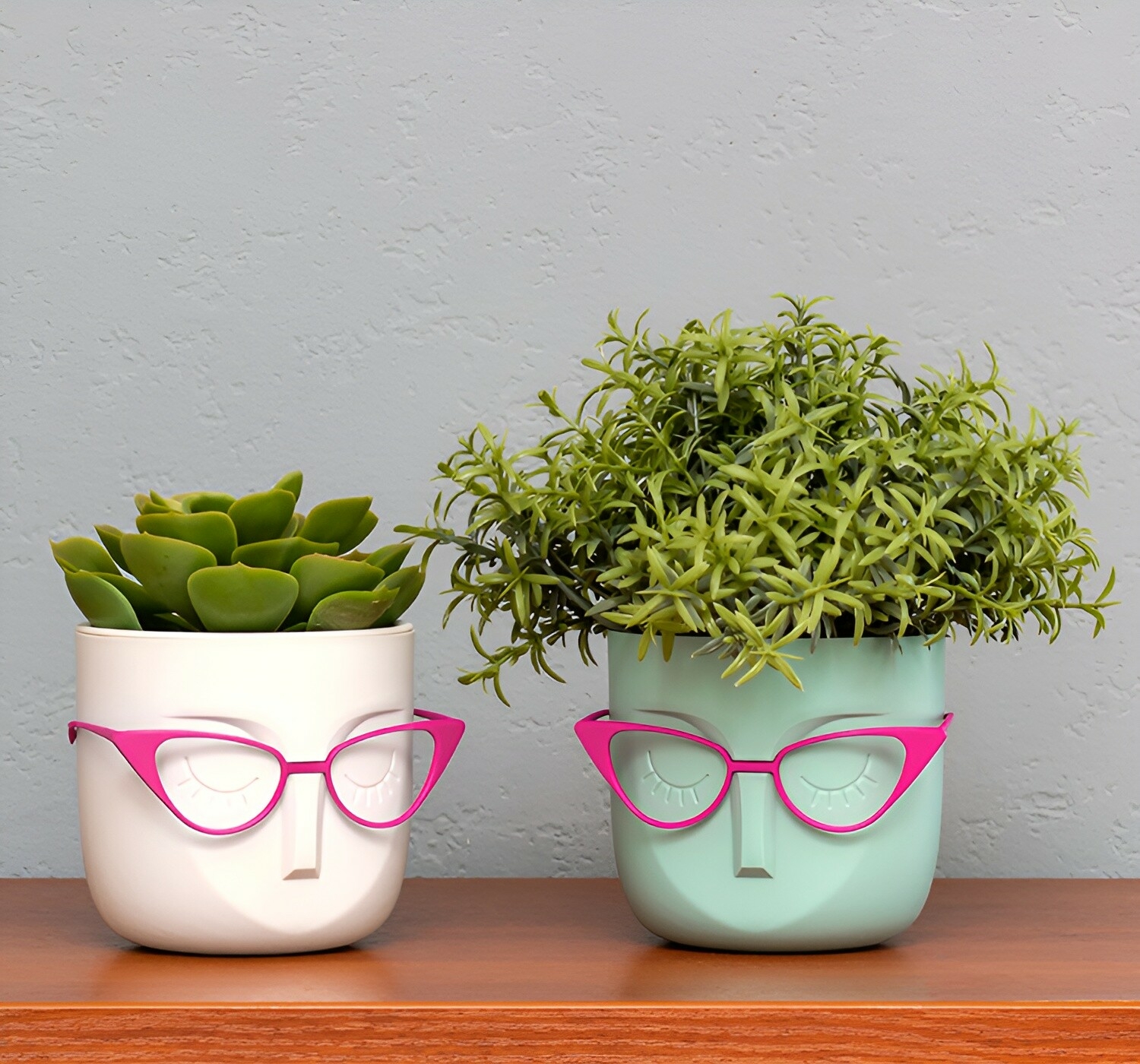 Кашпо для цветов IDEA Мари d11,5 см со вставкой белый ротанг (М3075) - Фото 8