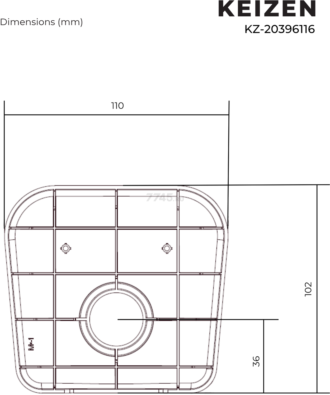 Кронштейн для монитора KEIZEN KZ-20396116 - Фото 21