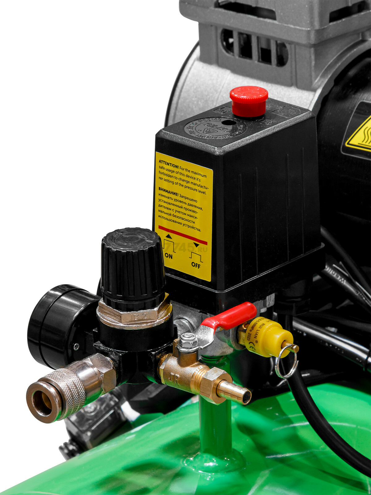 Компрессор безмасляный ECO AE-100-OF1 (EC2610-1) - Фото 11