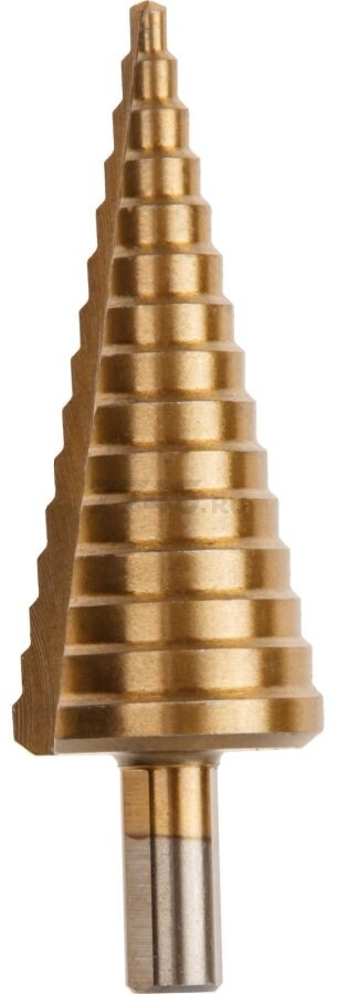 Сверло по металлу ступенчатое 4-32 мм ВОЛАТ HSS TiN (87020-32) - Фото 3