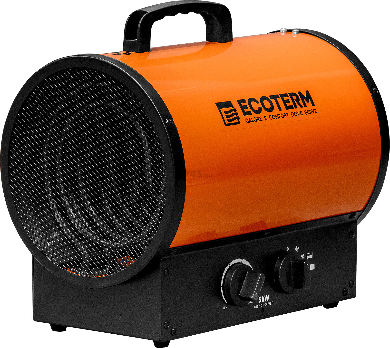 Пушка тепловая электрическая ECOTERM EHR-05/3G (ET3722-5) - Фото 8