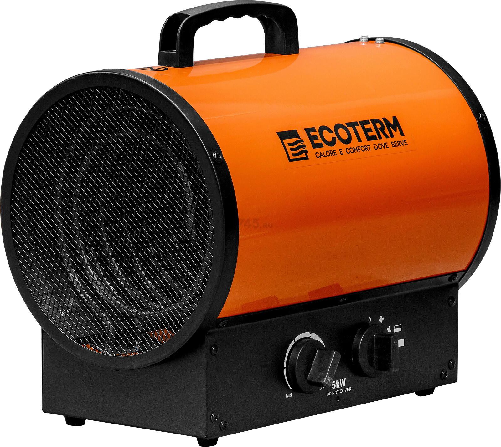 Пушка тепловая электрическая ECOTERM EHR-05/3G (ET3722-5) - Фото 2