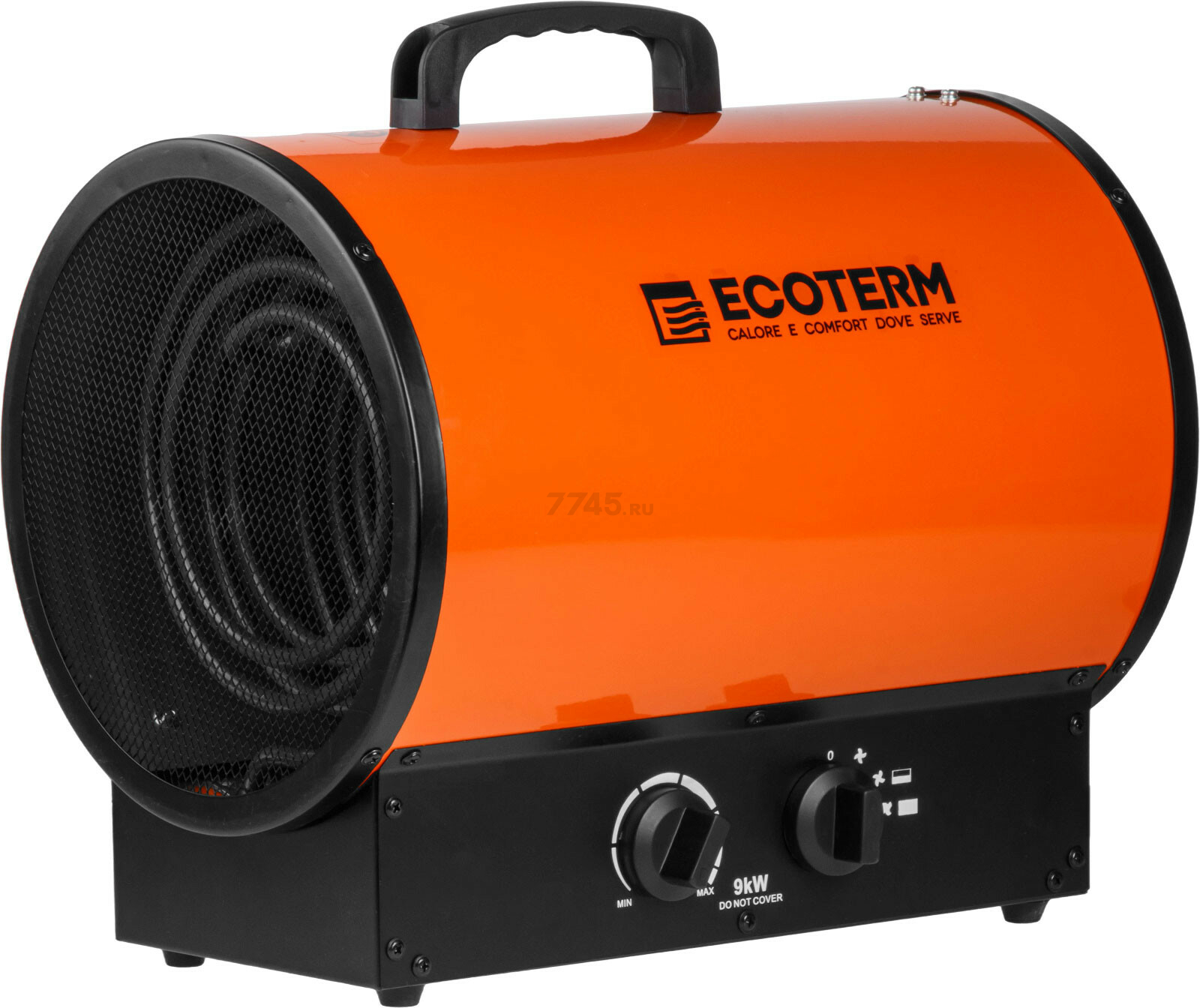 Пушка тепловая электрическая ECOTERM EHR-09/3G (ET3722-6) - Фото 2