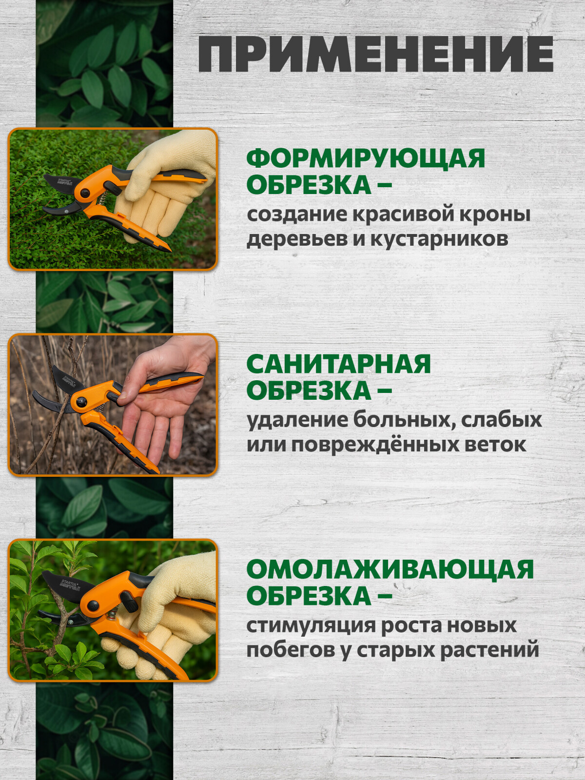 Секатор контактный STARTUL METSA (ST6492-01) - Фото 3