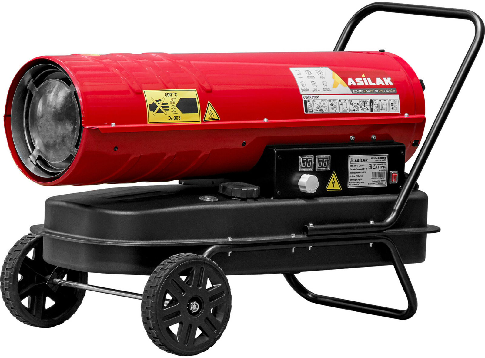 Пушка тепловая дизельная ASILAK SLD-30000 прямой нагрев (AS6312-2)