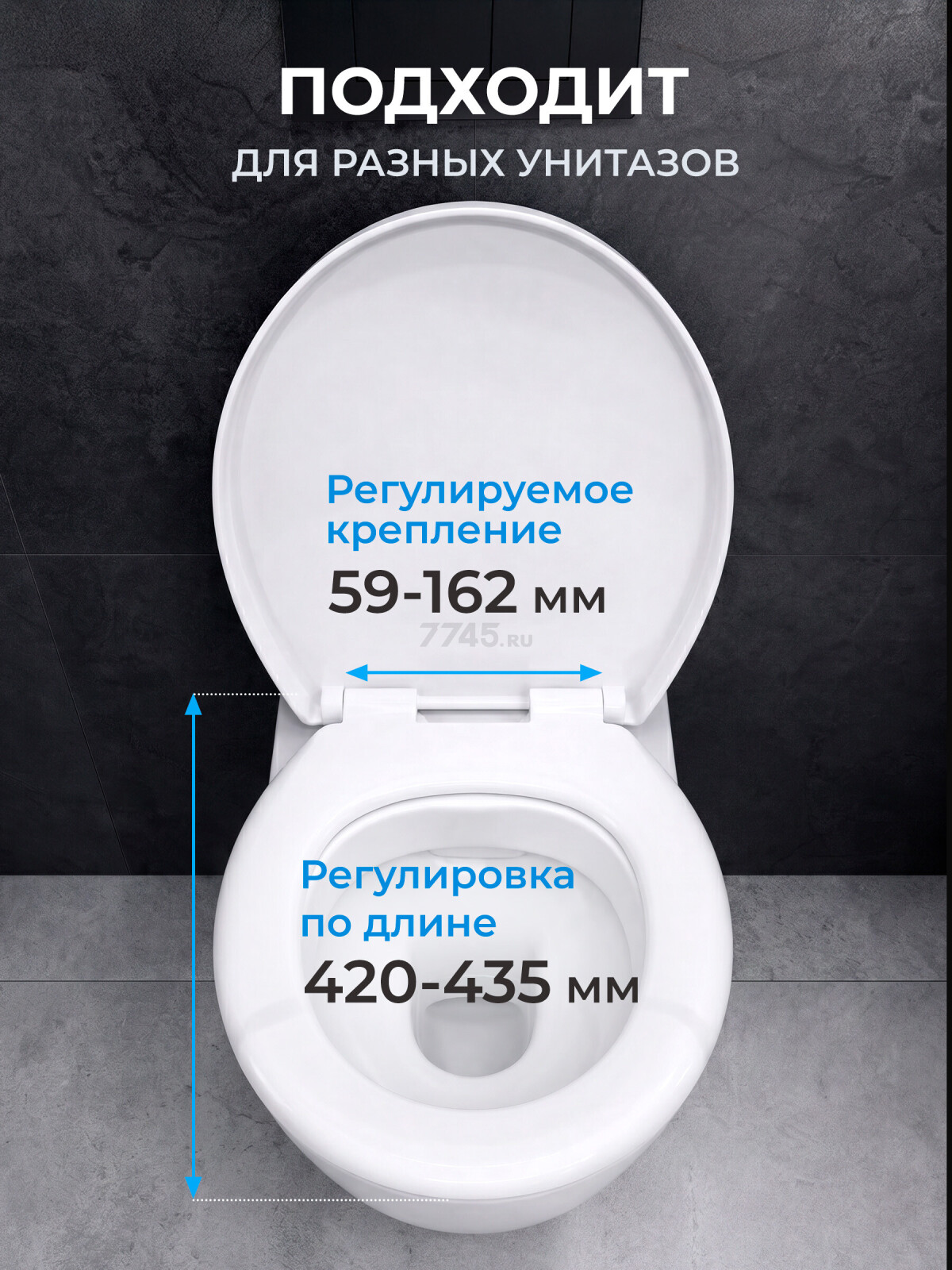Сиденье для унитаза с микролифтом AV ENGINEERING Oskar (AVE129719) - Фото 4
