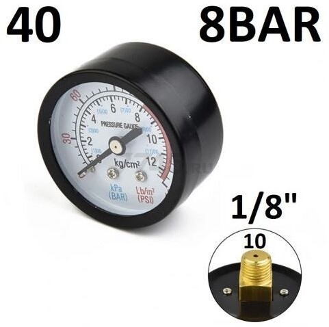 Манометр для компрессора DGM AC-150C (AC-150C-55) - Фото 2