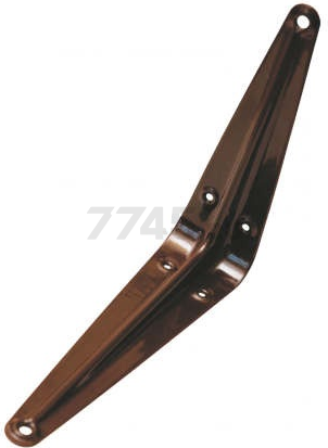 Кронштейн с ребром жесткости 250х300 мм коричневый STARFIX (SMP-81386-1)