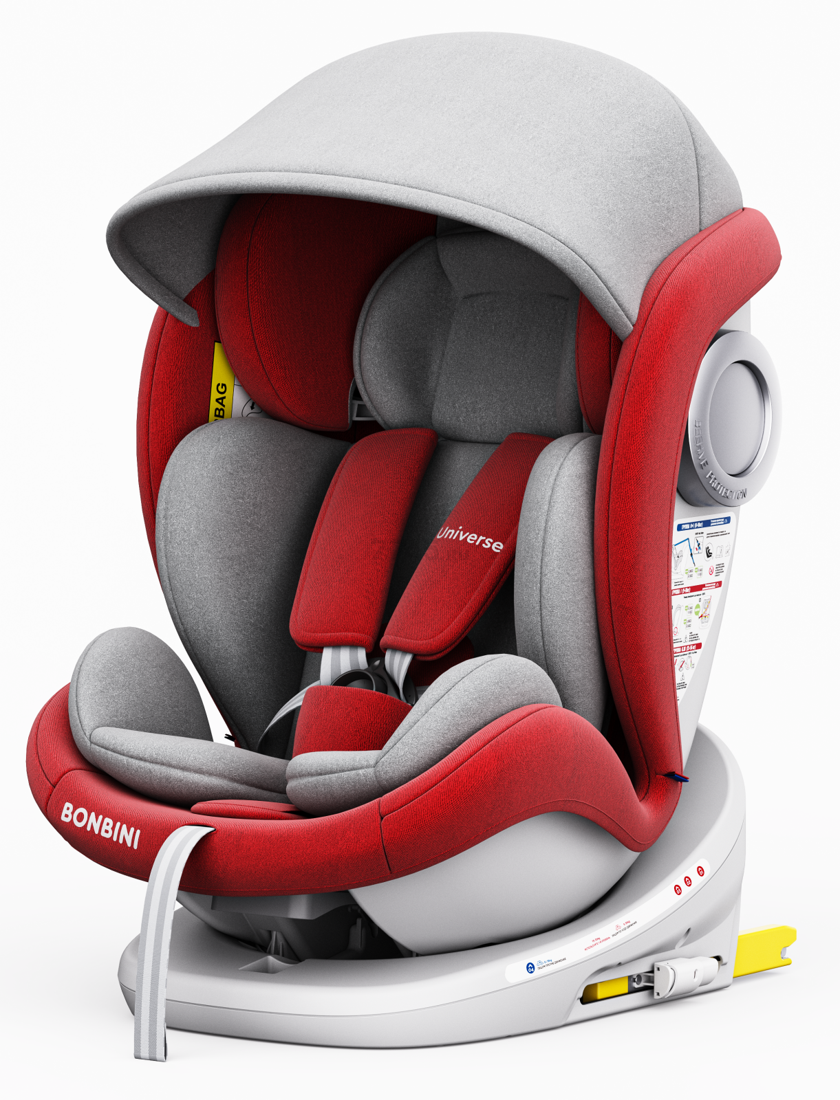 Автокресло BONBINI Universe Red (BO-323111) - Фото 27