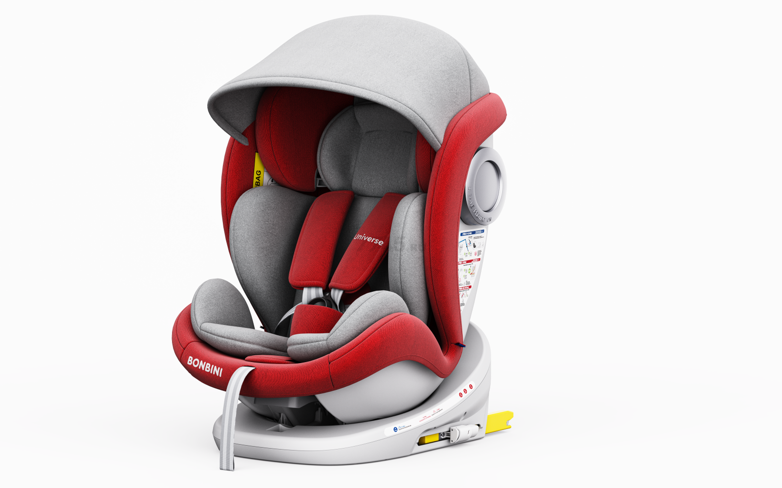 Автокресло BONBINI Universe Red (BO-323111) - Фото 24
