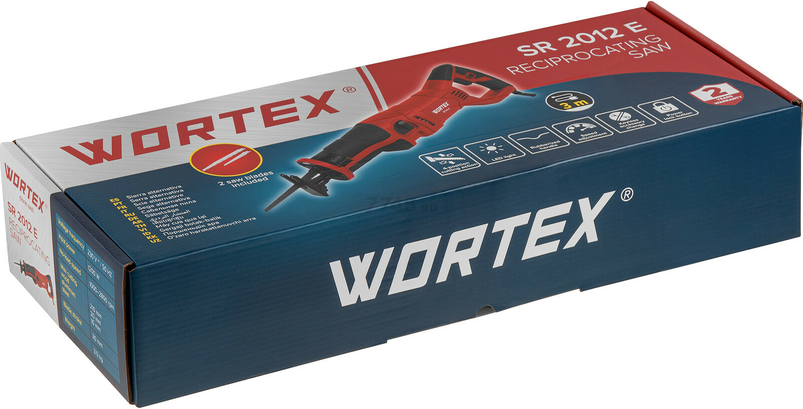 Пила сабельная WORTEX SR 2012 E (1325584) - Фото 10