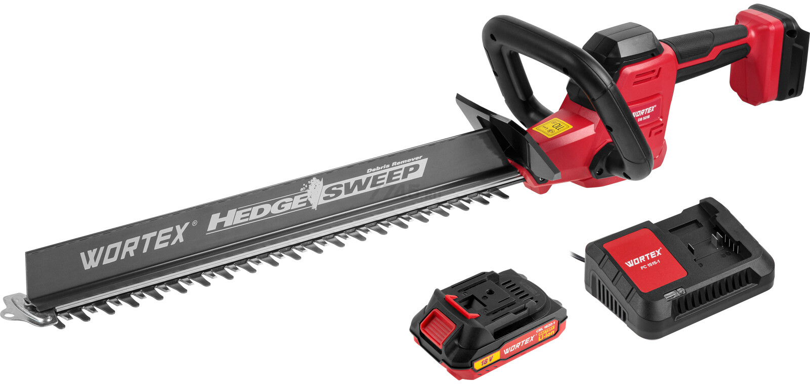 Кусторез аккумуляторный WORTEX DB 5018 XLT SET (1334650) - Фото 6