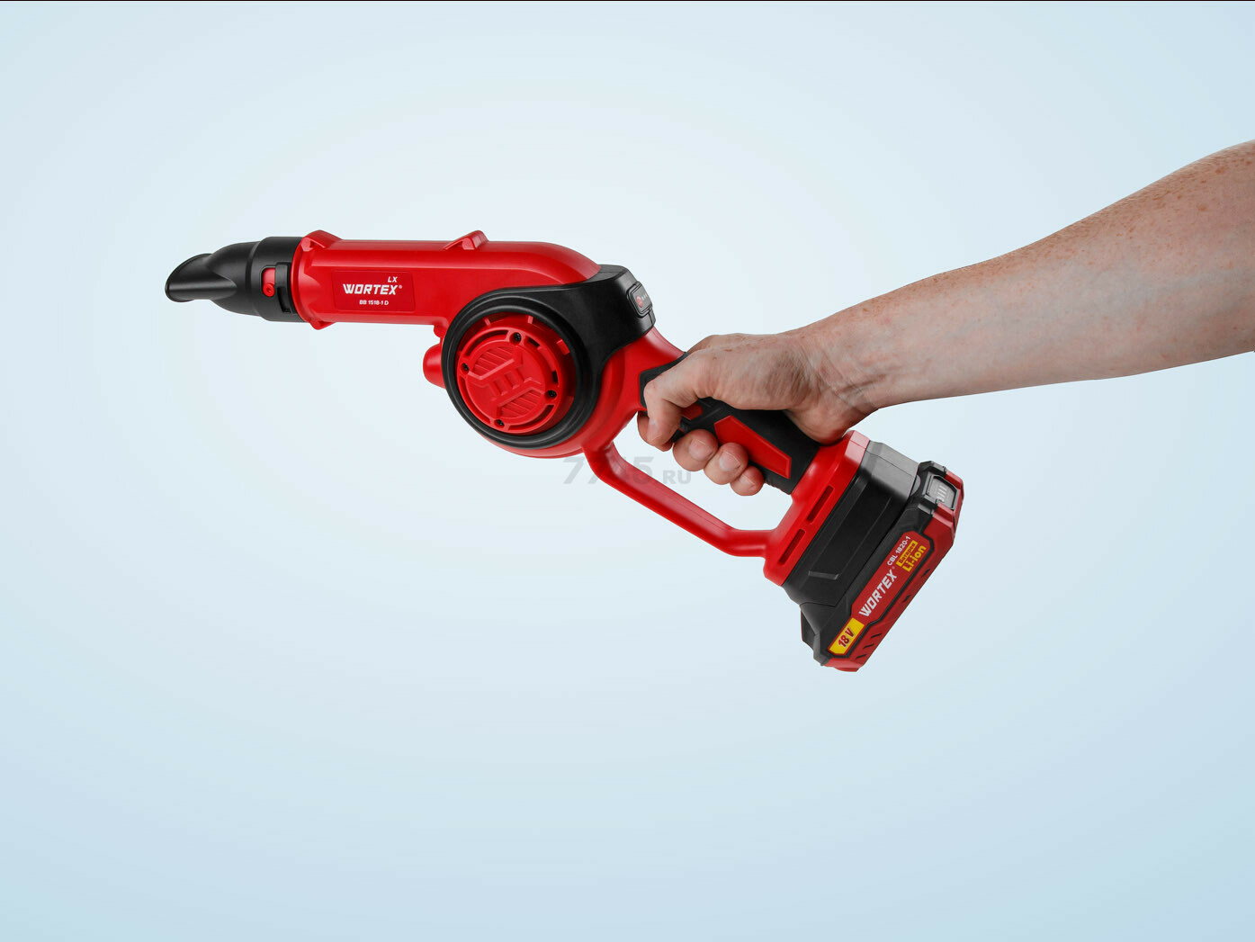 Воздуходувка аккумуляторная WORTEX LX BB 1518-1 D XLT SET (1334644) - Фото 8